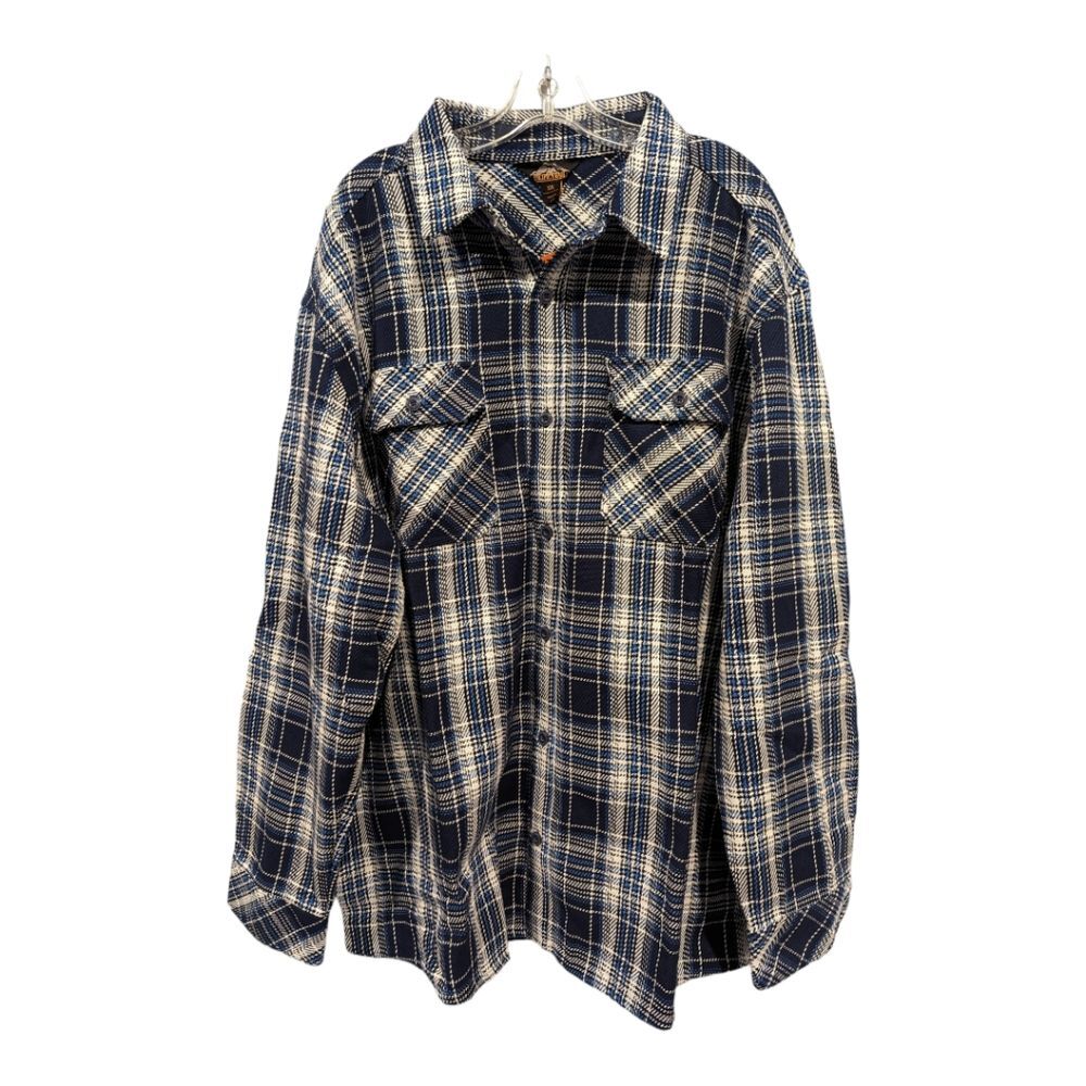 Men's Pacific Trail blanket flannel blue button up.  Size XXL.  100% cotton.